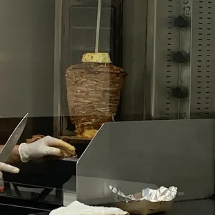 I saw the cook carving and just had to get a second helping.