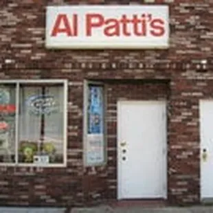 the front of the building