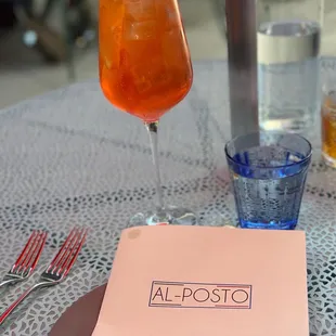 Aperol cocktail