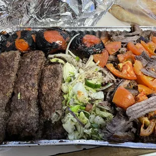 Shawarma and Kabob.