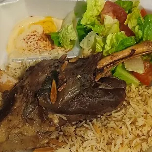 Lamb shank plate