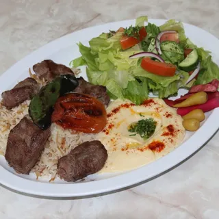 Beef Kabob Plate