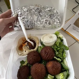 6 Piece Falafel Plate