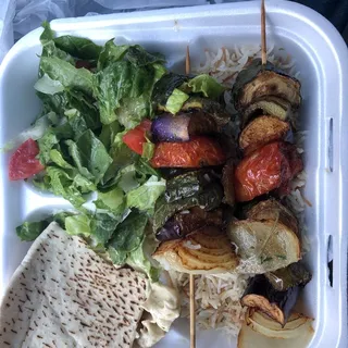 Veggie Kabob Plate