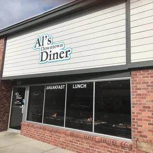 Front of Diner