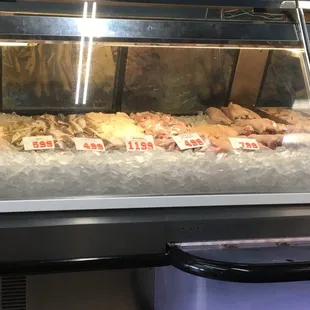 Fresh fish and seafoos