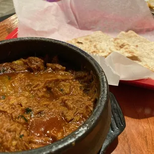 Lamb fahsa with bread