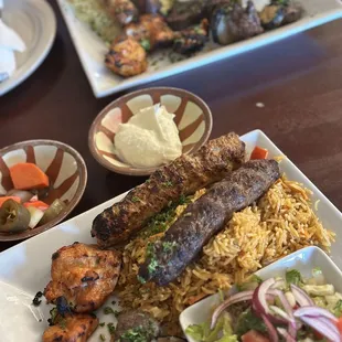 Mixed Grill with Kabsa rice