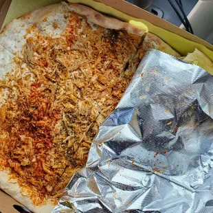 @makeMePrettie car food adventure.  Chicken and cheese, one of my favorites.  Everything was delicious.