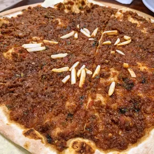 Pomegranate flatbread