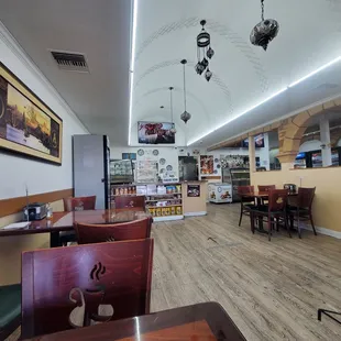 interior, sushi and sashimi