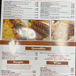 Page 2 menu