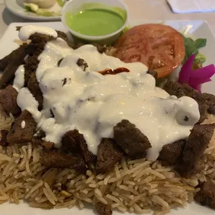 Ny lamb over rice