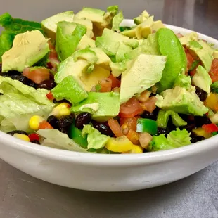Southwest Bean Salad w homemade Lime Vinaigrette for Lent