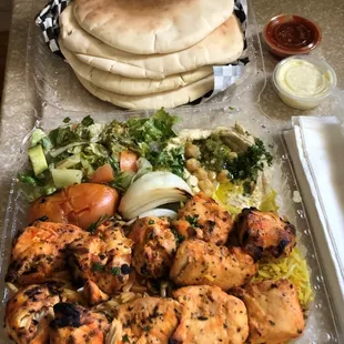 Chicken Shish Tawook Plate - Takeout Order