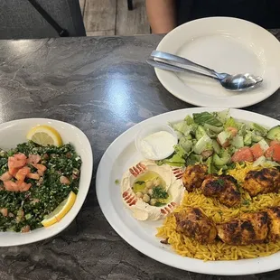 Tabouleh Salad and Chicken Tikka (Boneless)