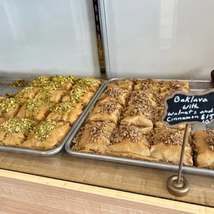 a variety of pastries