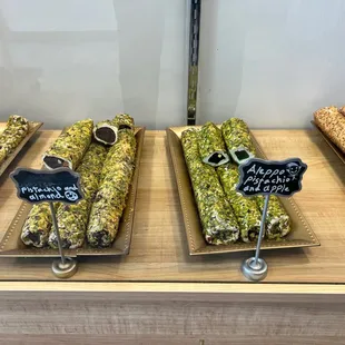 a variety of pastries