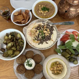 Fatteh Tahini with Chunk Meat