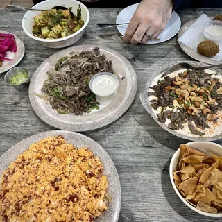 Fatteh Tahini with Ground Meat