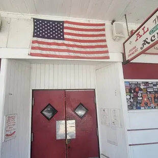 The entrance door