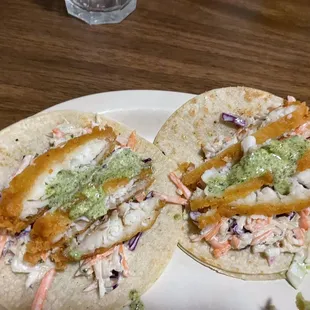 The cook put pesto Mayo on my COLD fish tacos instead of the salsa it&apos;s supposed to have.
