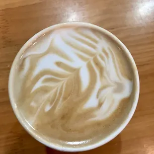 Honey + lavender latte