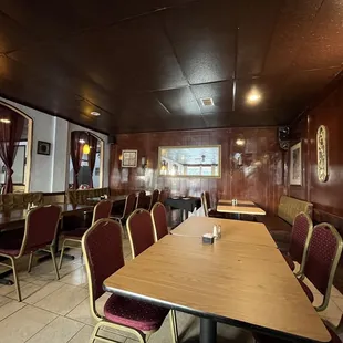 the interior of a restaurant