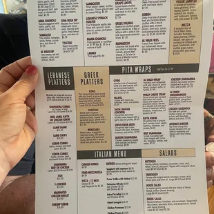 2022- May menu photo