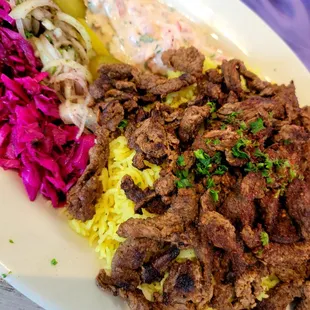Beef Shawarma Platter