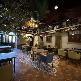 the interior of a restaurant