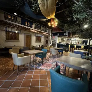 the interior of a restaurant