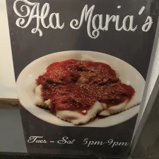 Aka Maria's sign