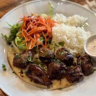 Lamb kebab $24.00 (tender and delicious)