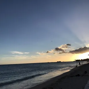 Last rays of sunshine