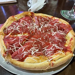 Chicago Deep Dish, SM/10", Cheese.