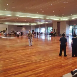 the HUGE 11,000 sq foot DANCE floor of the PALLADIUM