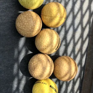 Confirmed, these are the worst range balls in America
