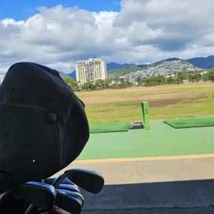 Nice Day to hit some balls.