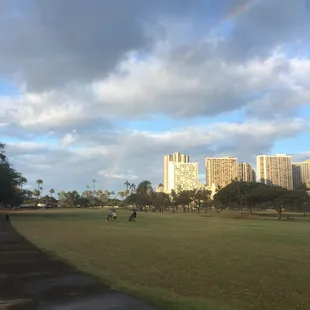 I guess the hole is at the end of the rainbow!