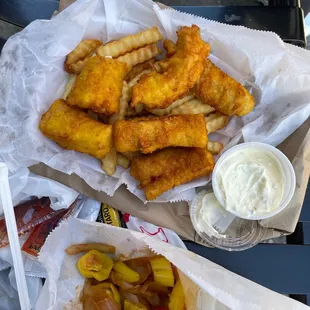 fish, seafood, food, fish and chips
