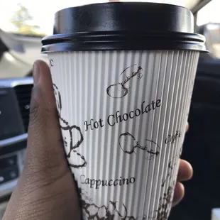 Hot chocolate was pretty good