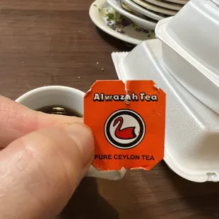 Brand of Ceylon Tea they used. 12/10 tasty tea.