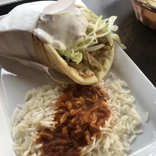 Chicken gyro