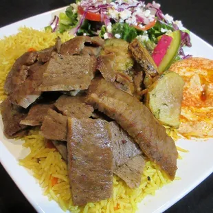 Lamb gyro plate