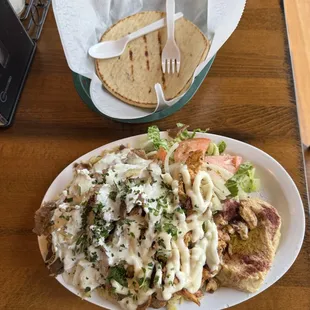 Combo plate - very tasty and enormous