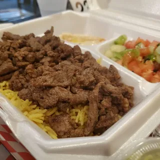Chicken Shawarma Over Rice