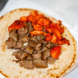 Combo gyro in pita bread