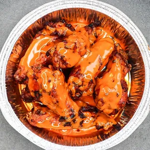 Baked Buffalo wings