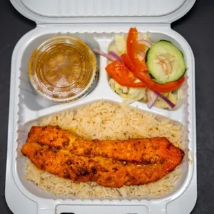 Salmon kabob